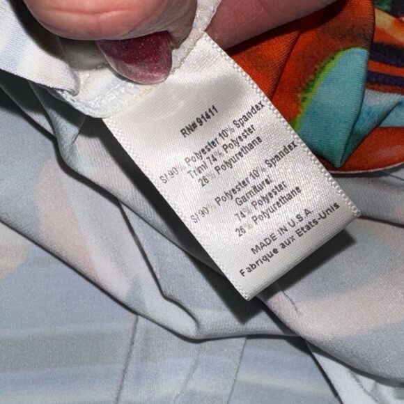 Clover Canyon x REVOLVE Ink Strokes Racerback Multicolored Maxi dress sz medium - Picture 10 of 10